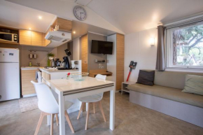 Mobil home avec une vue sublime